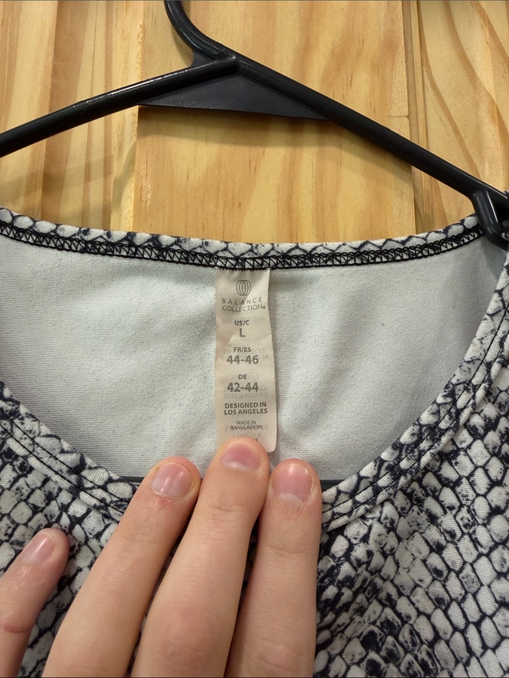 Balance Collection Snake-Print Cropped Tank Top - Picture 2 of 3